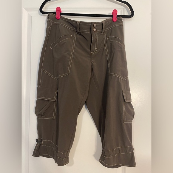 Athleta Pants - Athleta Brown Cargo Pants Relaxed Fit